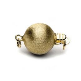 Stardust : 2 Fermoirs 7mm, Or jaune 18cts 