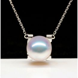 Pendentif Morita. Perles Akoya Japon et Or blanc 18cts