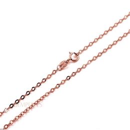 Chaîne forçat. Or rose 40cm (1.0gr)
