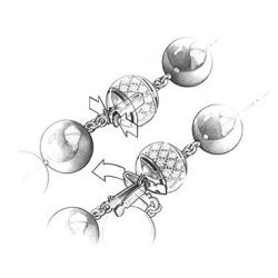 Collier perles de Tahiti multi couleurs - Perle polynésienne