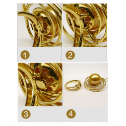 Bague pendentif Or jaune, diamants, perle d'Australie dorée