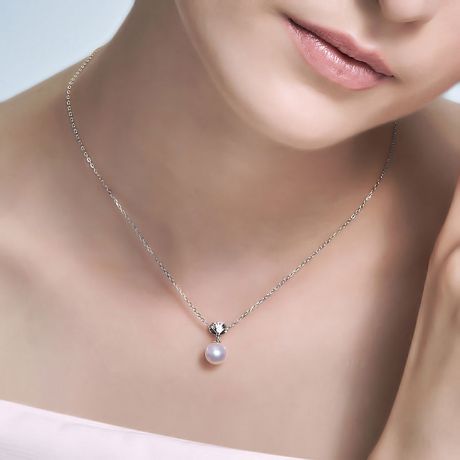 Pendentif perle de culture - Perle Akoya Japon - Sarah Bernhardt