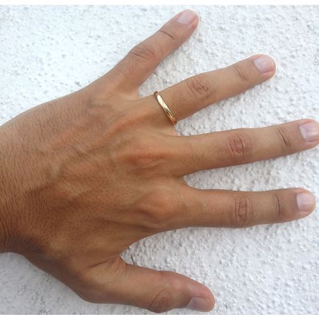 Alliance Mariage - Alliance Homme - Anneau Or Jaune 18 carats | Gemperles