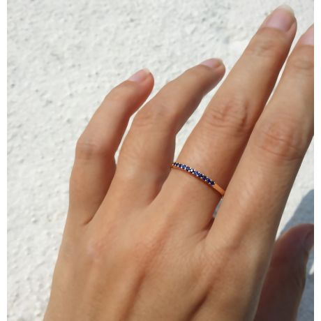 Anneau Or jaune 18 carats, Saphir I Pretty little stars I Gemperles 