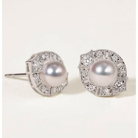 Boucles d'Oreilles Géométria Préciosa - Luxe et Éclat Intemporels