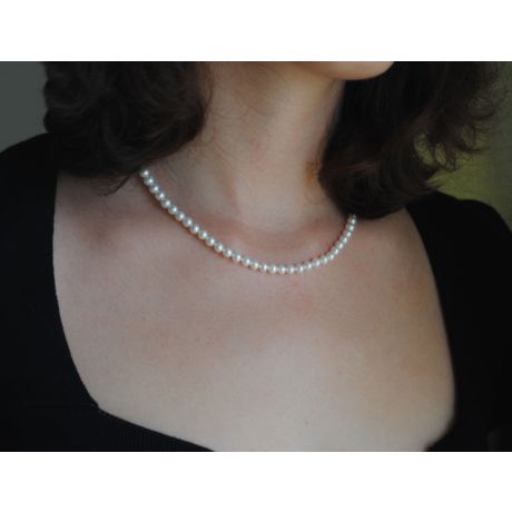 Collier Olympia - Perles d'Eau Douce 5/5.5mm - AAA