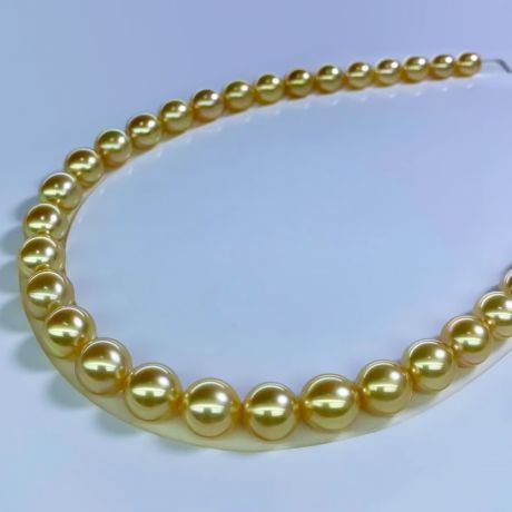 Collier de perles d'Australie Diane - 9/12mm - AA+