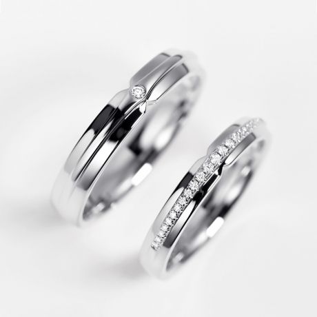 Alliance de Mariage Frida Platine