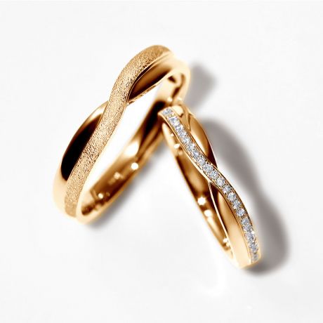 Alliances Duo Golden River - Or Rose