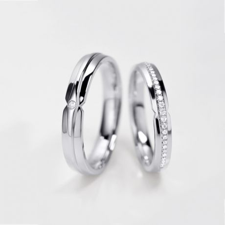 Alliance de Mariage Diego Platine