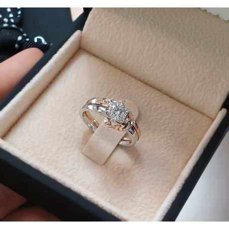 Bague Louis Aragon - Nous Dormirons Ensemble - Or Blanc, Rose | Gemperles