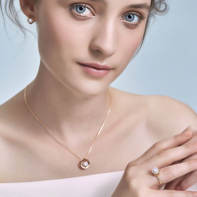 Pendentif perle de culture Akoya - Coco Chanel - Or jaune - 2