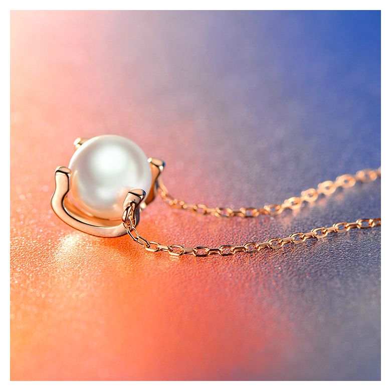 Pendentif Morita. Perles Akoya Japon et Or rose 18cts - 5