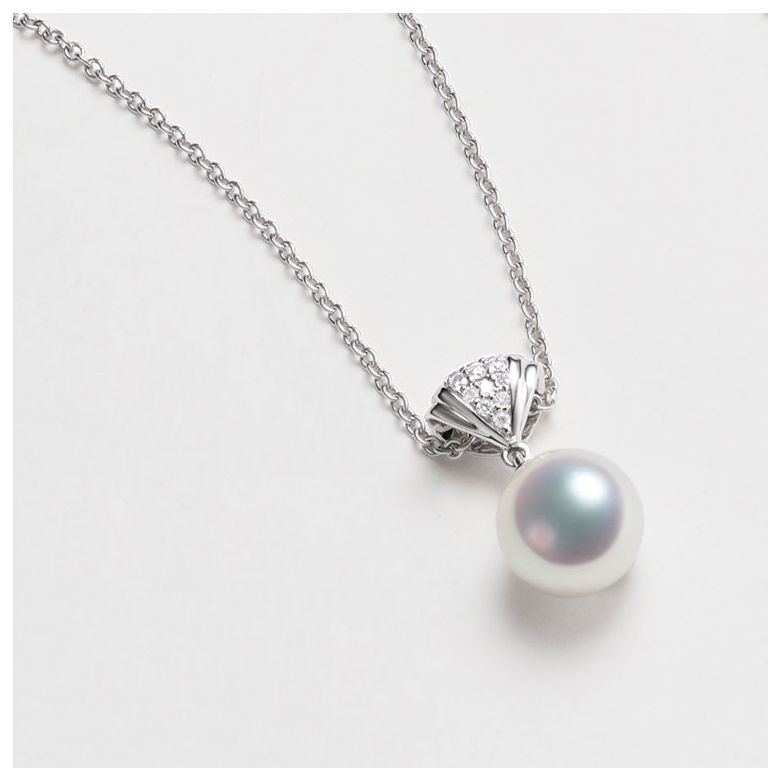 Pendentif perle de culture - Perle Akoya Japon - Sarah Bernhardt - 4