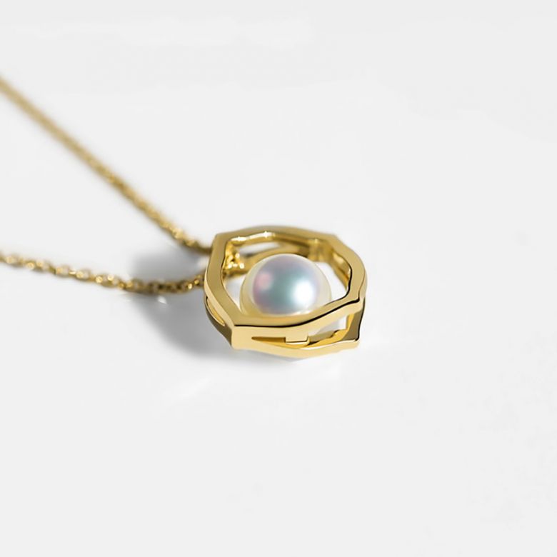 Pendentif perle de culture Akoya - Coco Chanel - Or jaune - 5