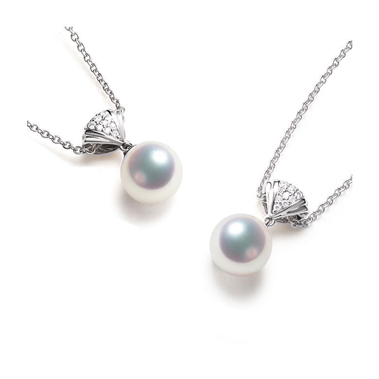Pendentif perle de culture - Perle Akoya Japon - Sarah Bernhardt - 3