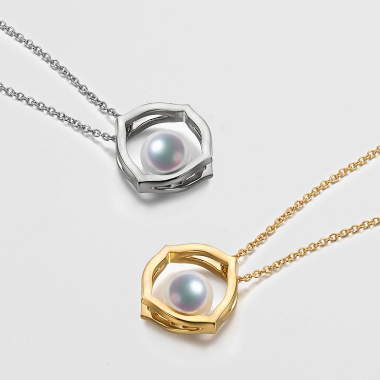 Pendentif perle de culture Akoya - Coco Chanel - Or jaune - 4