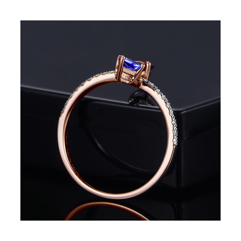 Bague Autre moi. Or rose, diamants, Saphirs - 4
