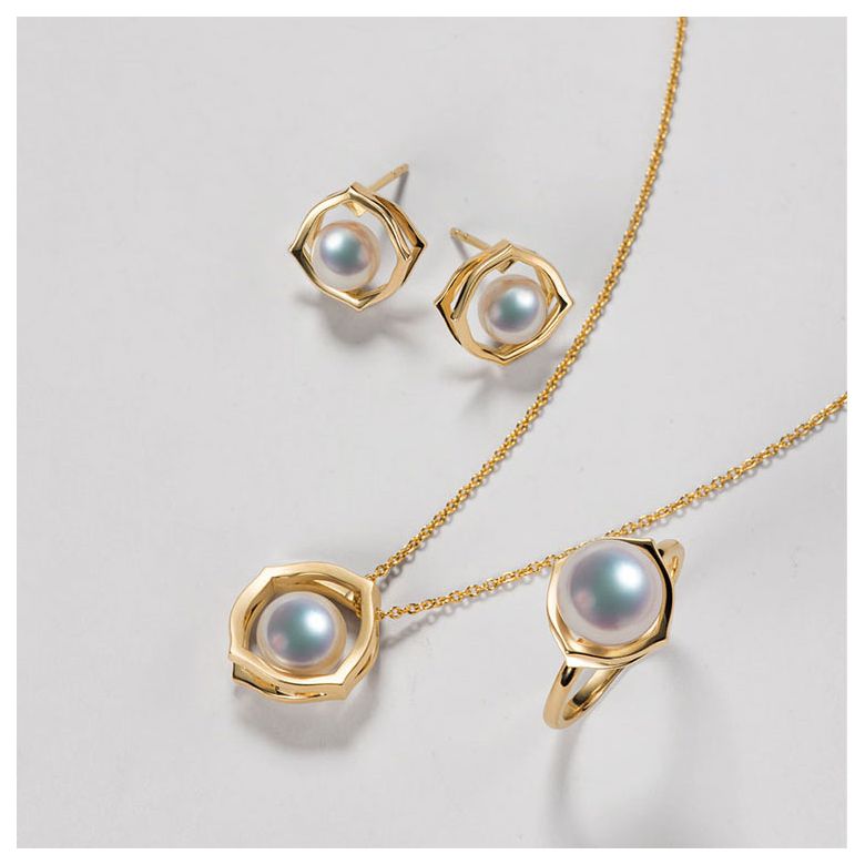 Pendentif perle de culture Akoya - Coco Chanel - Or jaune - 3