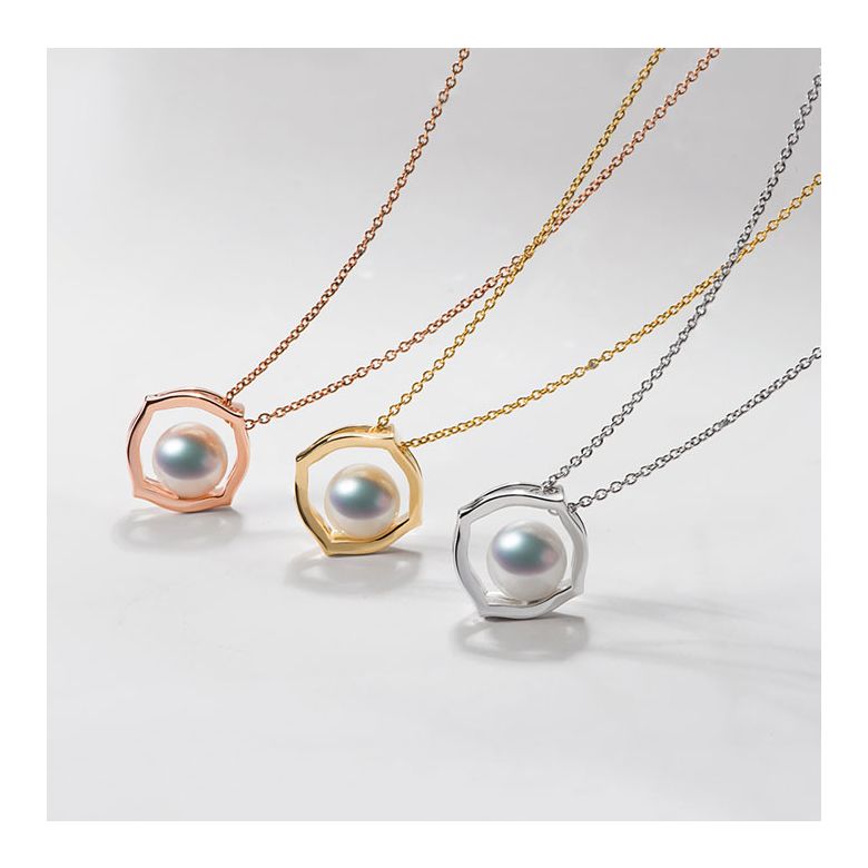 Pendentif perle de culture Akoya - Coco Chanel - Or jaune - 10