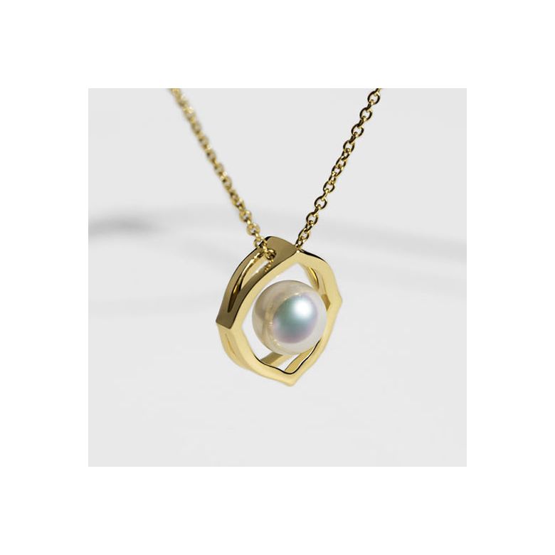 Pendentif perle de culture Akoya - Coco Chanel - Or jaune - 9