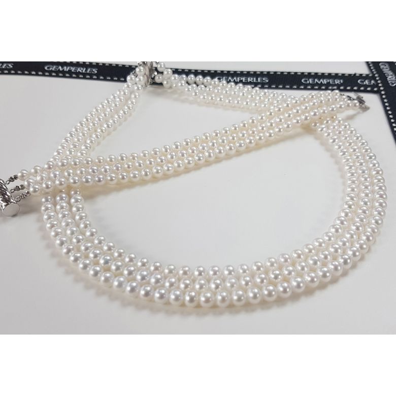 Parure Chabada I Collier, Bracelet & Boucles perles I 5/5.5mm, AAA - 7