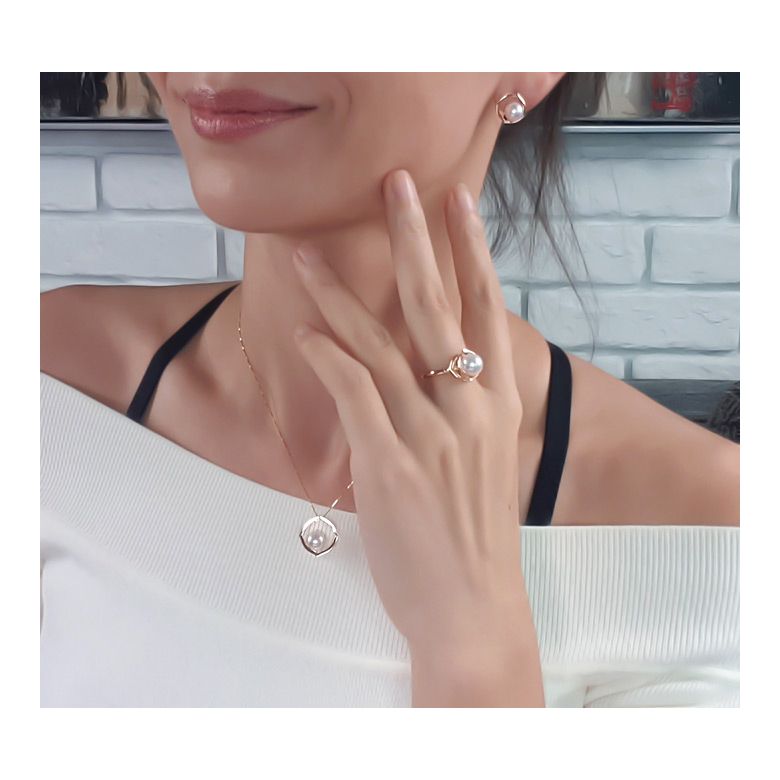 Pendentif perle de culture Akoya - Coco Chanel - Or jaune - 12