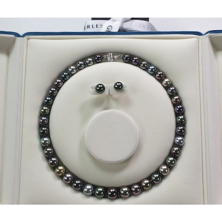 Collier en perles de culture des Tahiti - 9/11mm - 8