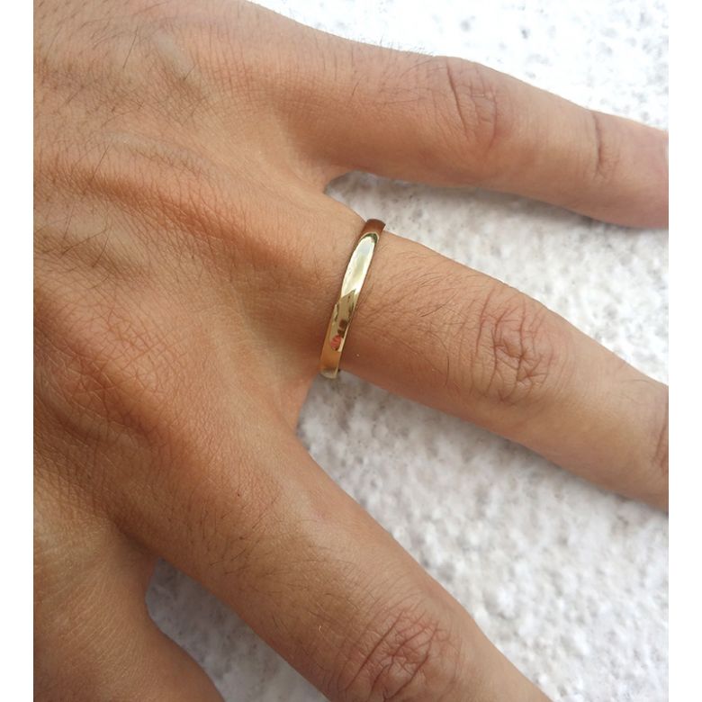 Alliance Mariage - Alliance Homme - Anneau Or Jaune 18 carats | Gemperles - 3