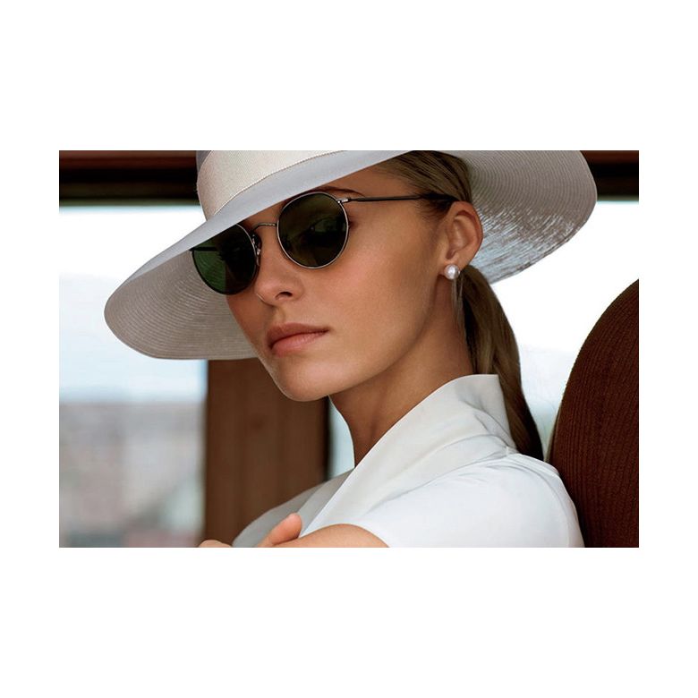 Boucles d'oreilles perles Akoya blanches - 8.5/9mm - GEMME - Or blanc - 2