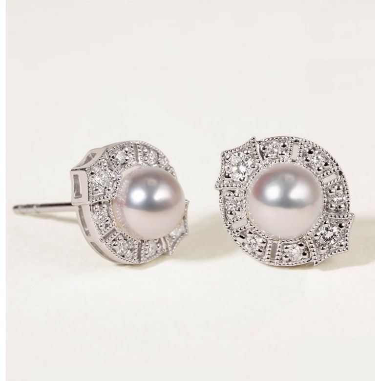 Boucles d'Oreilles Géométria Préciosa - Luxe et Éclat Intemporels - 2