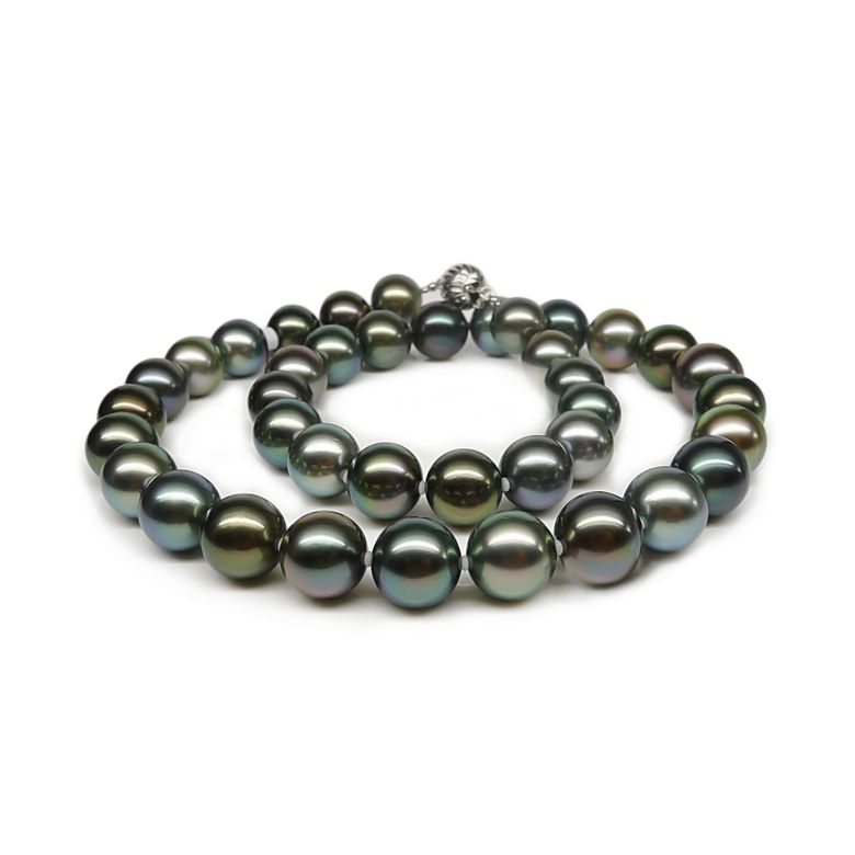 Collier perles de Tahiti multi couleurs - Perle polynésienne - 1