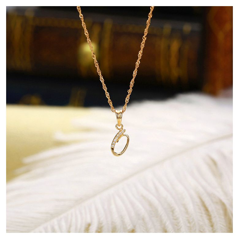 Pendentif 0 - Or jaune 18cts et diamants 0.035ct - 3