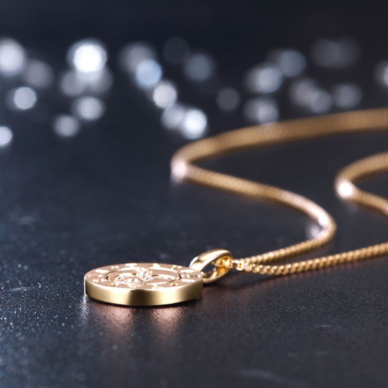 ♉Pendentif Taurus Or jaune. Signe du taureau. Zodiaque - 4