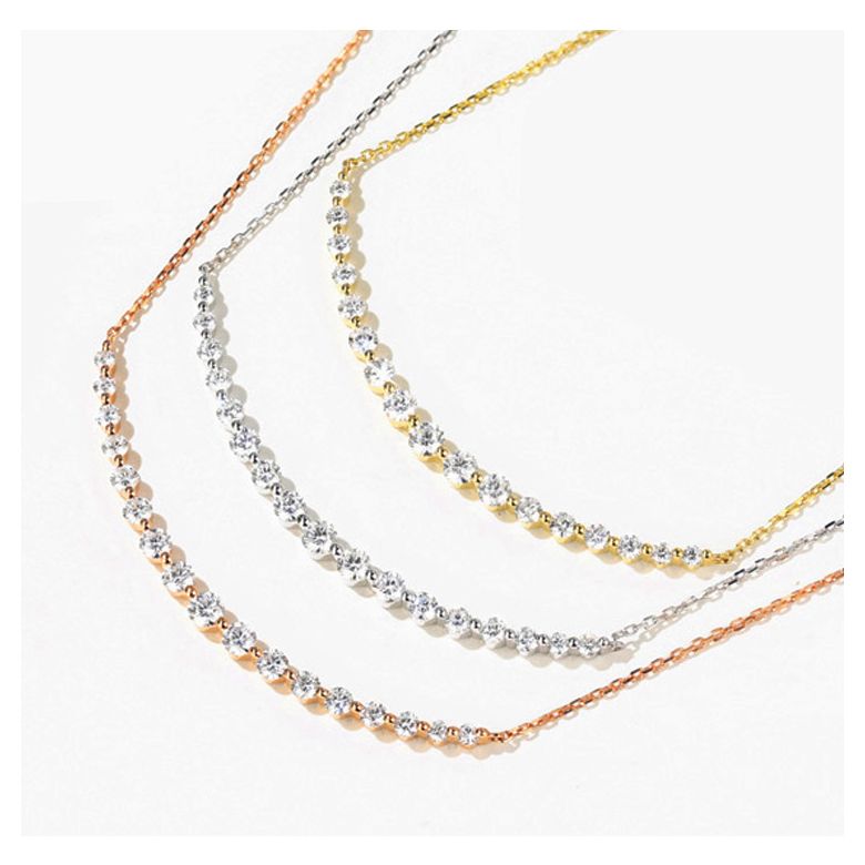 Pendentif Sourire en Or blanc et Diamants I Gemperles - 7