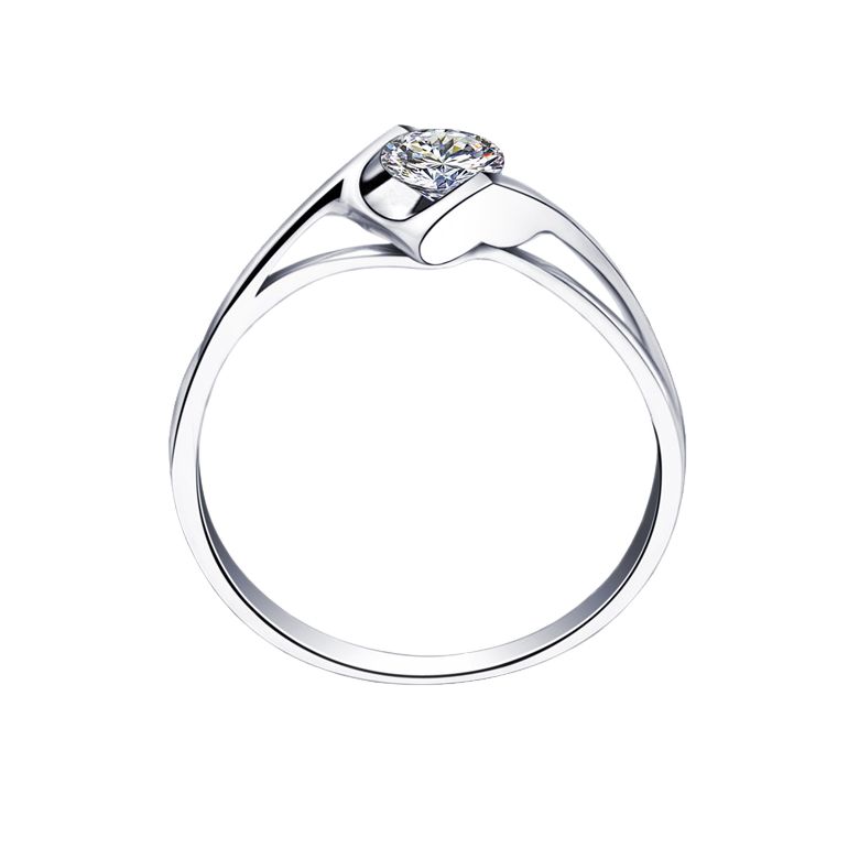 Solitaire Diamant 0.15 Carat - Victor Hugo, A Jeanne Platine | Gemperles - 2