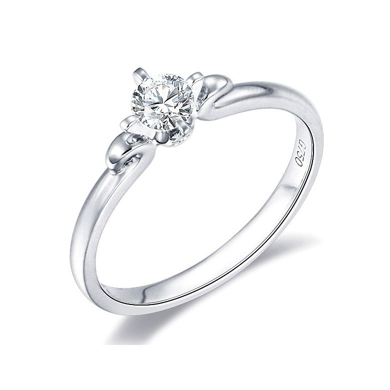 Solitaire Diamant Griffe Weston - Bague Fiancaille en Platine | Gemperles - 1