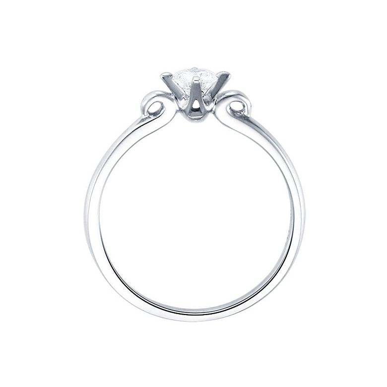 Solitaire Diamant Griffe Weston - Bague Fiancaille en Platine | Gemperles - 6
