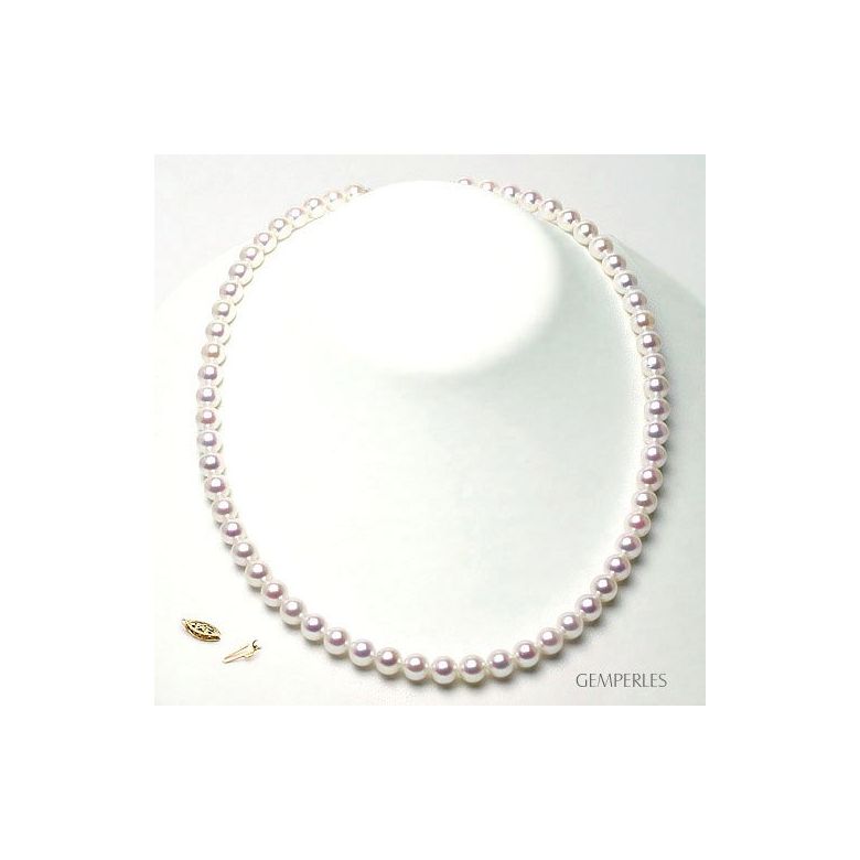 Parure Perles Eau Douce 6.5/7mm, AAA - 2